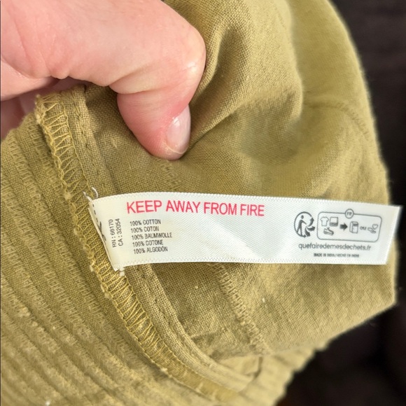 Free People Outta Here Midi Dress - Crushed Rosemary - M - NWT - 100% Cotton - Picture 8 of 14